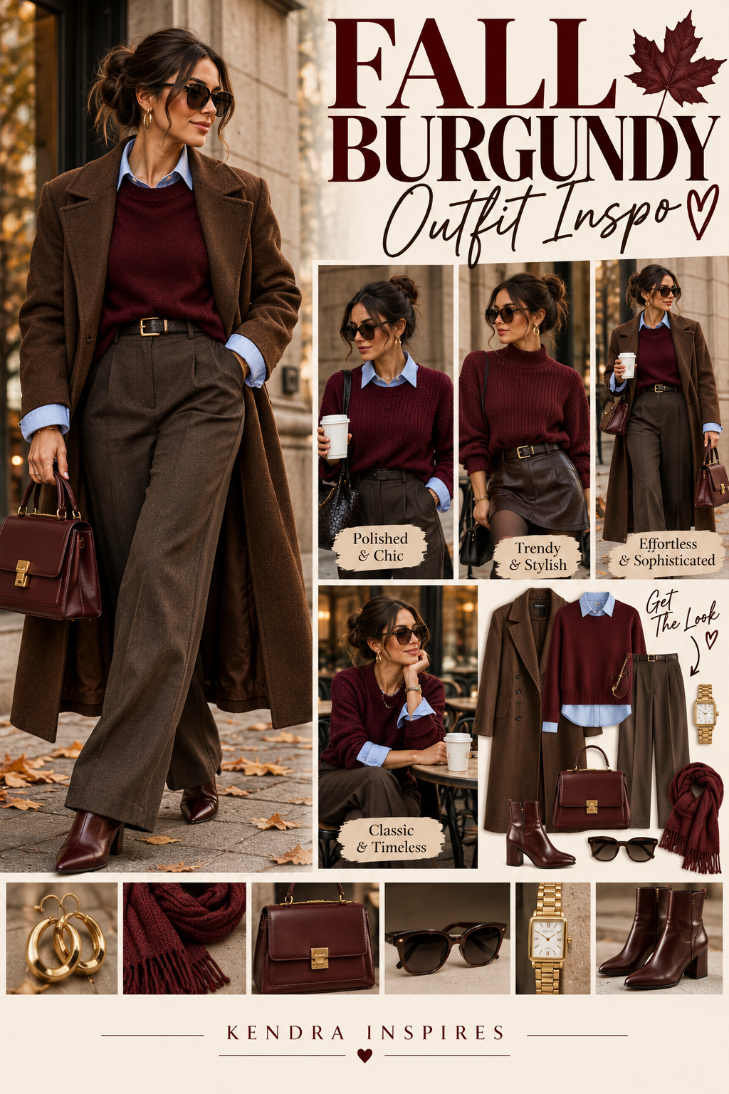 Burgundy Fall styling inspiration